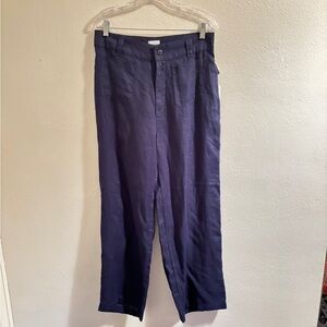 NWT Nicole Miller Linen Pants